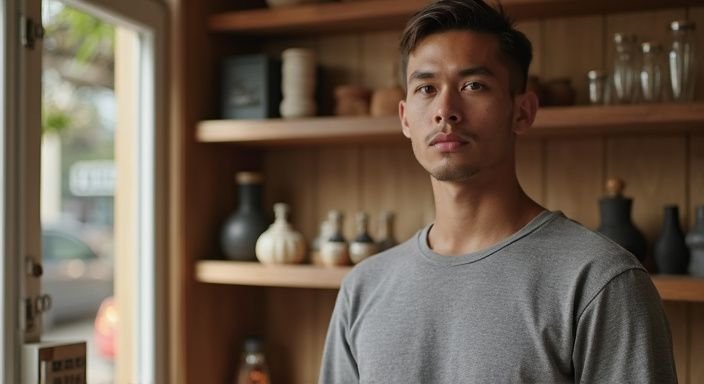 Een georganiseerd assortiment volwassen producten in een winkelinterieur